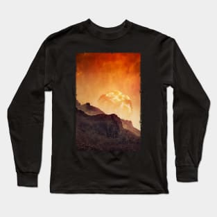 Mountains on Mars - Imaginary Martian Landscape Long Sleeve T-Shirt